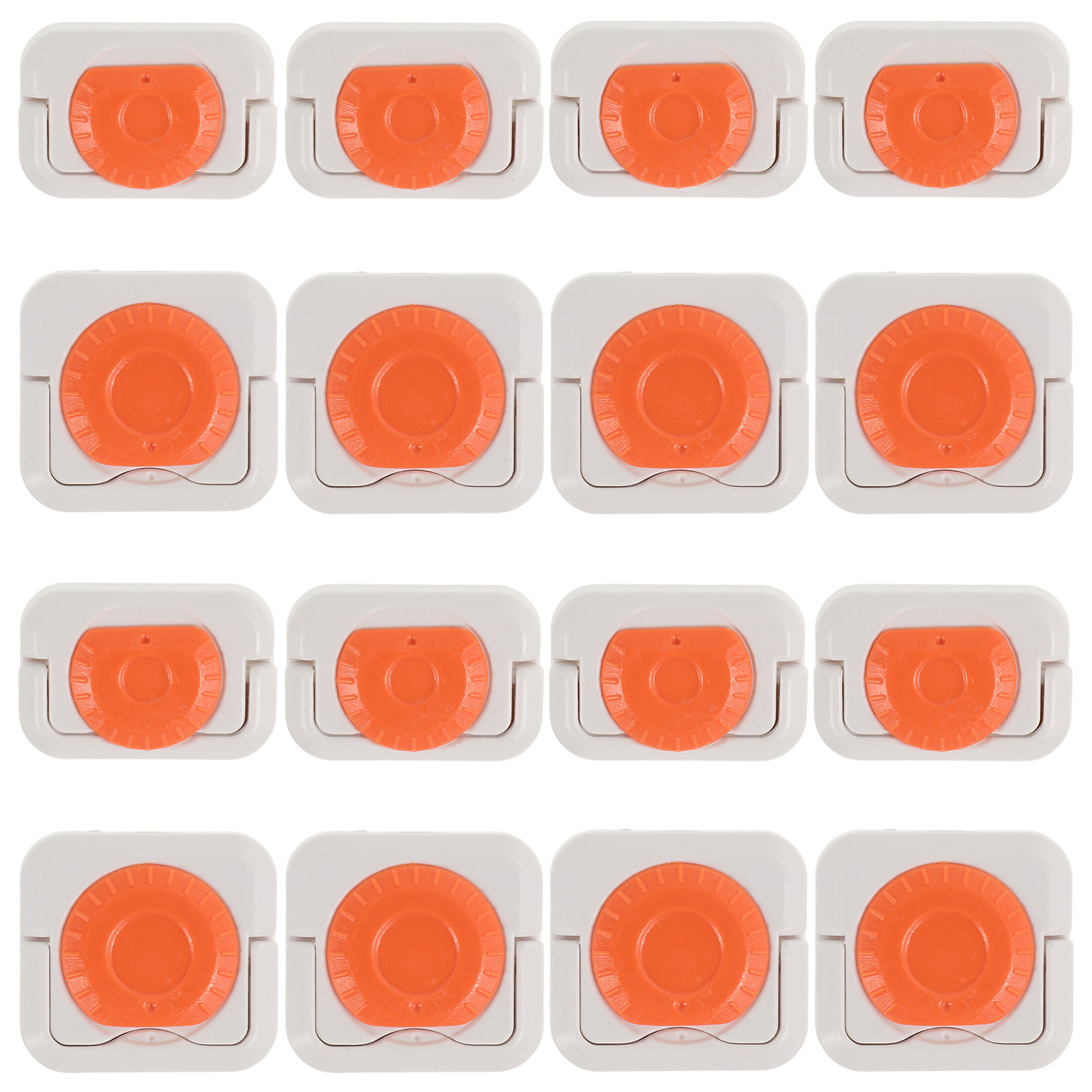 Outlet Cover Baby - ฝาครอบเต้าเสียบไฟฟ้าสีส้มแบบสากล 24 ชิ้น วัสดุ ABS ป้องกันเด็ก