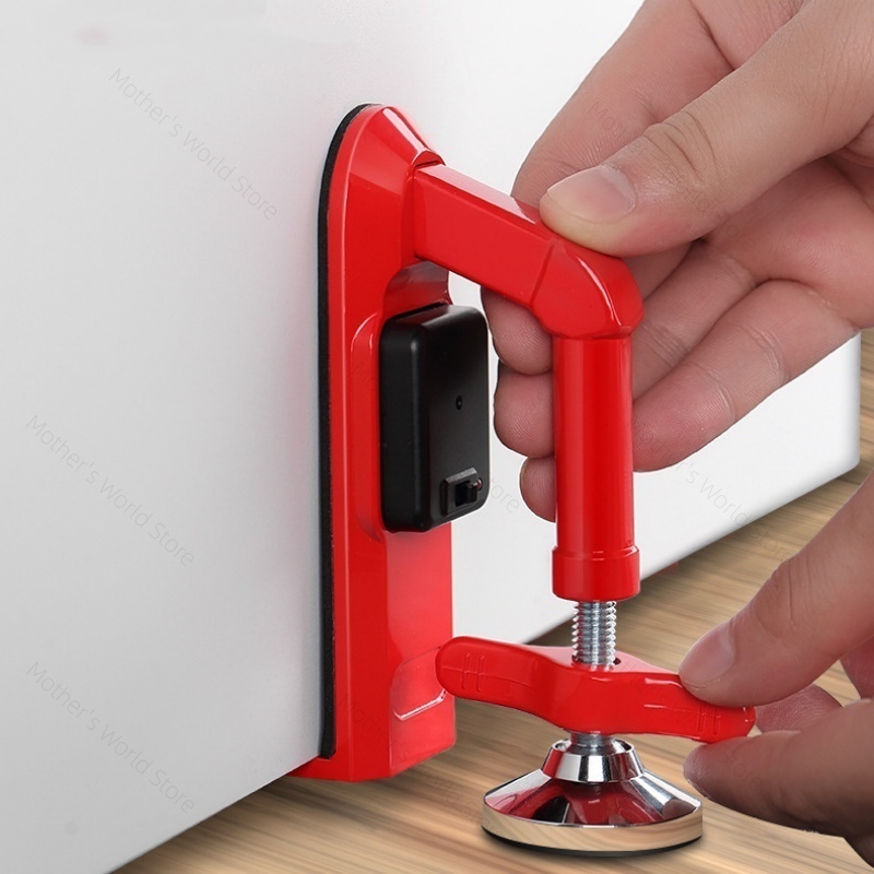 Door Stop Alarm - ตัวล็อคประตูแบบดูดสุญญากาศ อลูมิเนียมอัลลอยด์ ไม่มีระบบเตือนภัย / ระบบเตือนภัยในตัว อุปกรณ์ป้องกันตัวและป้องกันขโมย